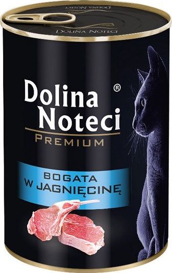 Dolina Noteci Karma Premium dla kota Bogata w jagniecine 400g 11836403 (5902921303756) kaķu barība