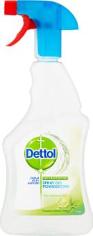 Dettol Antybakteryjny spray do powierzchni o zapachu limonki z mieta 500ml 5900627074277 (5900627074277) Sadzīves ķīmija