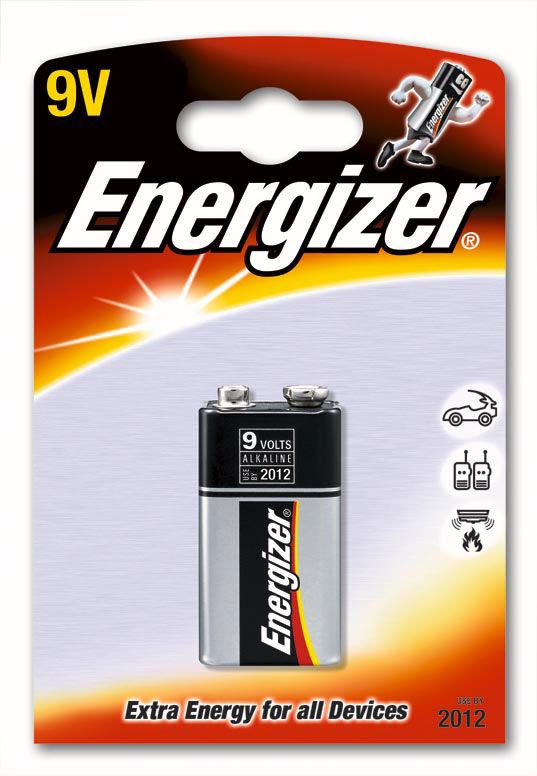 Energizer Bateria Base 9V Block 1 szt. 638370 (17638900410645) Baterija