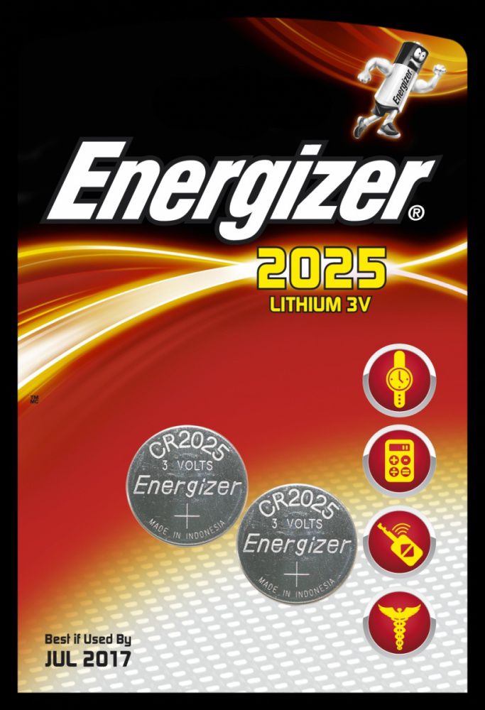 Energizer Bateria CR2025 2 szt. 626981 Baterija