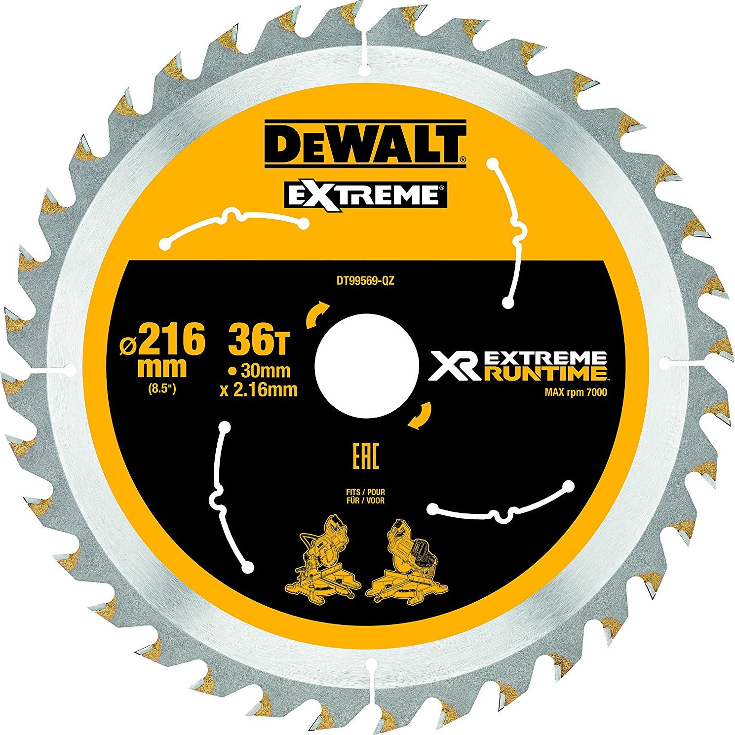 DeWalt DT99569, 216mm / 30mm