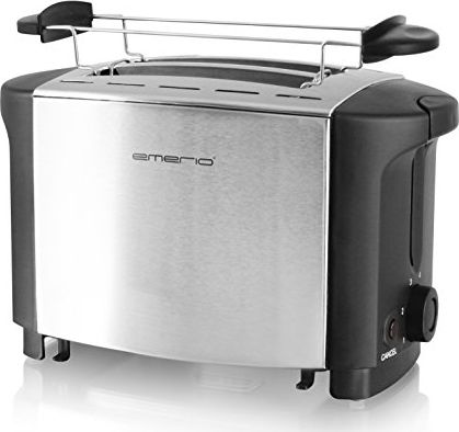 Emerio Toaster 2 Scheiben, Edelstahl, Thermostat, Aufsatz Tosteris