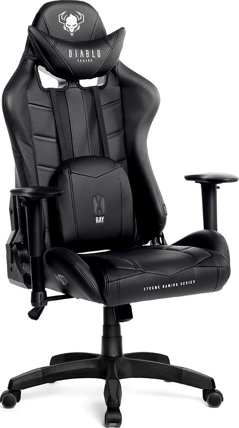 Fotel Diablo Chairs X-RAY Normal Size L czarny 5902560336047 (5902560336047) datorkrēsls, spēļukrēsls
