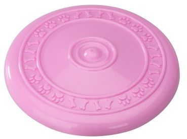 EBI Zabawka Rubber Frisbee Roz/truskawka 23cm VAT010086 (4047059421185) aksesuārs suņiem