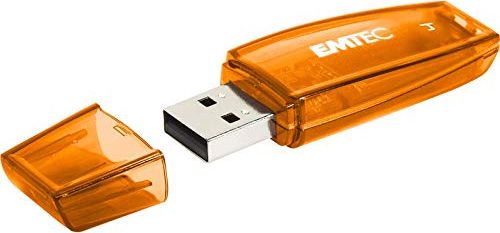 EMTEC USB-Stick 128GB C410  USB 2.0 Color Mix orange USB Flash atmiņa