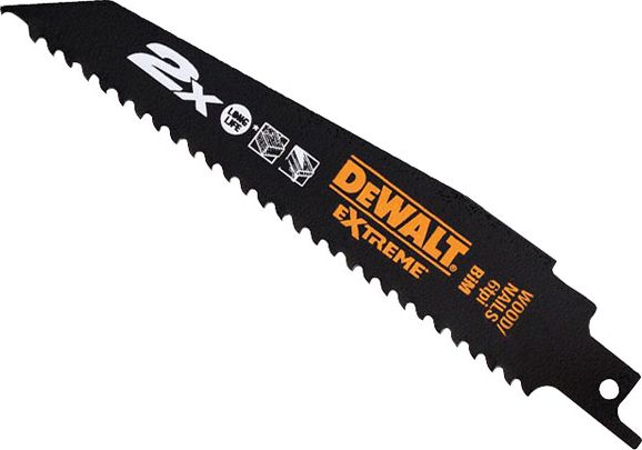 Dewalt DEWALT Brzeszczoty do prac zgrubnych w drewnie (Brzeszczoty drewna z gwozdziami 5szt 228) - DT2307L-QZ Elektriskais zāģis