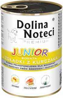 Dolina Noteci Dolina Noteci Premium Zoladki z Kurczaka Junior 400 g VAT015964 (5902921304562) barība suņiem