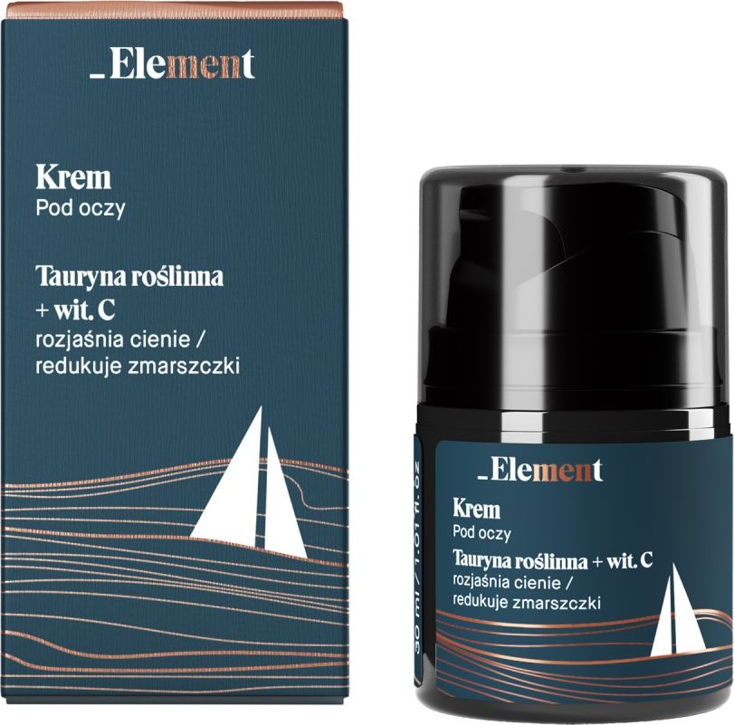 Element Men Krem pod oczy Tauryna Roslinna + Witamina C 30ml 811018 (5907618131018) ēnas