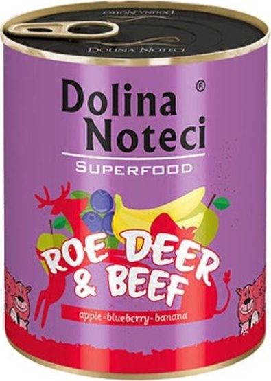 Dolina Noteci Dolina Noteci Premium Superfood Pies Sarna i wolowina puszka 400g 11835405 (5902921303589) barība suņiem