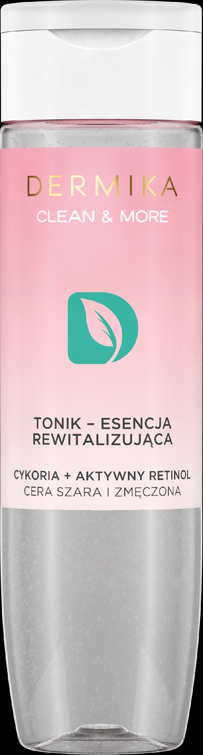 Dermika Clean&More Tonik i Esencja Rewitalizujaca Dla Cery Szarej i Zmeczonej 200 ml 6351091297 (5902046765828) kosmētikas noņēmējs