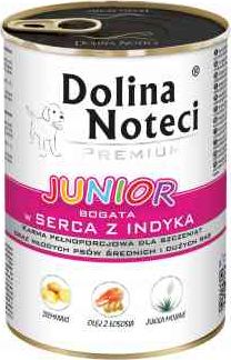 Dolina Noteci Dolina Noteci Premium Serca z Indyka Junior 400 g VAT015963 (5902921304555) barība suņiem