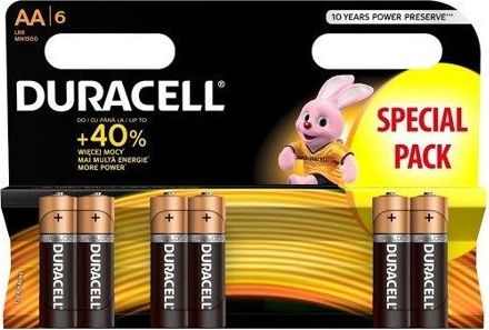Duracell Bateria AA / R6 6 szt. 5840053 (5000394152458) Baterija