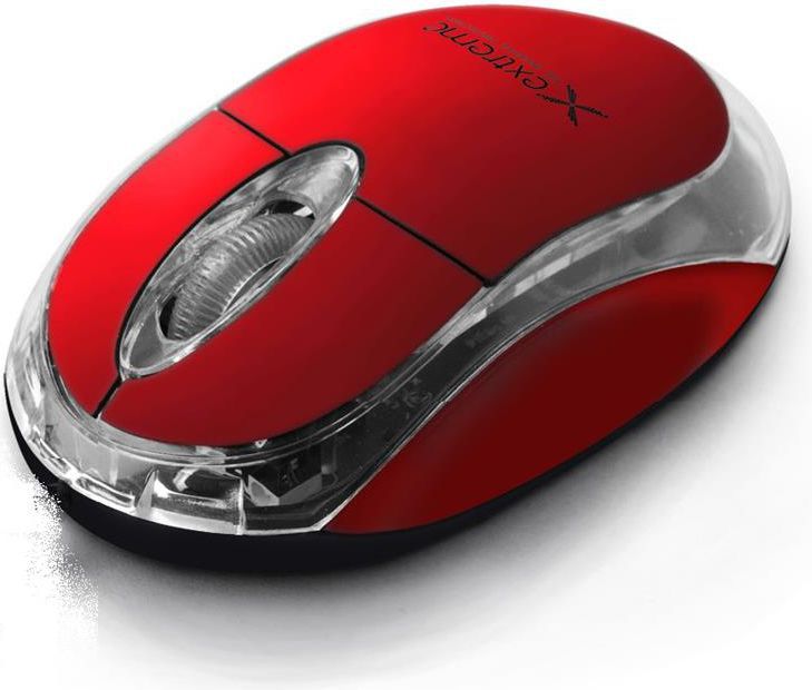 Extreme XM105R Wireless Optical Mouse 3D | 2.4 GHz| 1000 DPI| 3D| - RED Datora pele