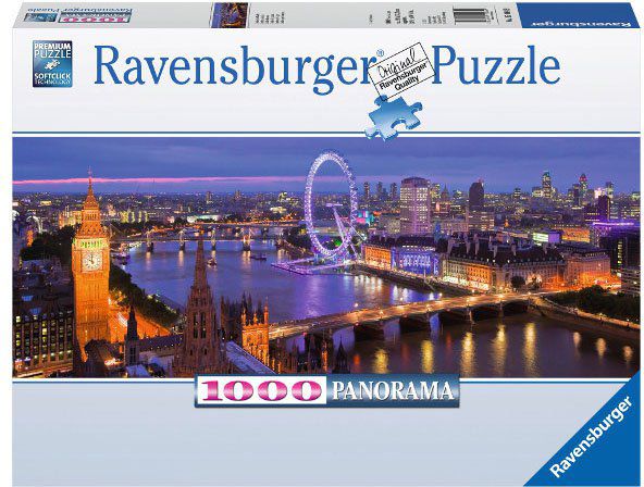 Ravensburger 1000 Londyn noca, panorama 150649 150649 (4005556150649) puzle, puzzle