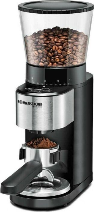 Rommelsbacher coffee grinder EKM 500 (black / stainless steel, integrated precision scale) Kafijas dzirnaviņas