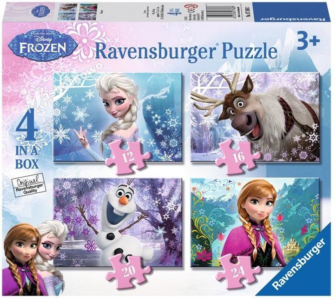 Ravensburger 4w1 Frozen (073603) GXP-548950 (0534274777752) puzle, puzzle