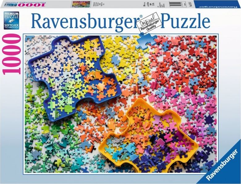 Ravensburger Puzzle 1000 elementow Kolorowe puzzle GXP-675797 (4005556152742) puzle, puzzle