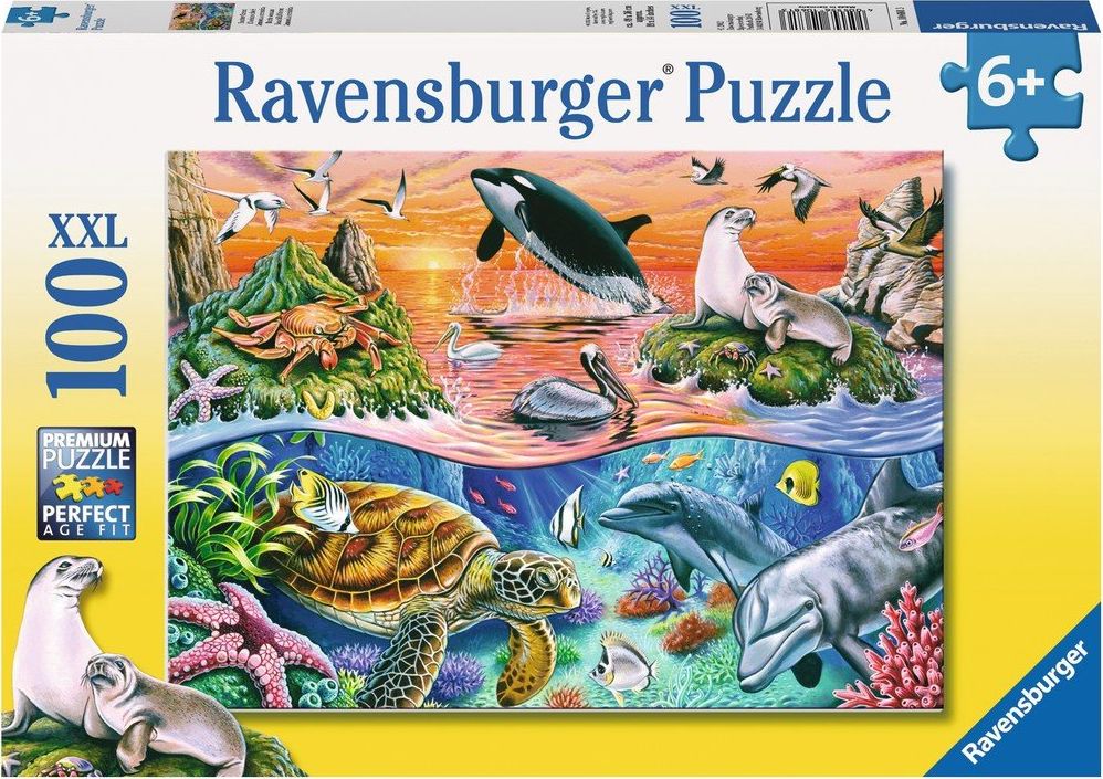 Ravensburger Puzzle 100 elementow XXL - Ocean GXP-549087 (4005556106813) puzle, puzzle