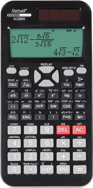 Kalkulator Rebell Kalkulator naukowy wyswietlacz lcd (RE-SC2080S) kalkulators