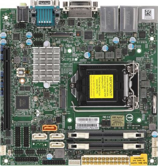 Supermicro X11SCV-L,Mini ITX,Coffeelake  PCH H310,LGA1151,PCIe x16,US  672042331284 pamatplate, mātesplate