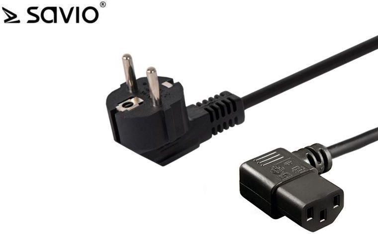 Savio CL-116 power cable Black 1.8 m IEC C13 kabelis datoram