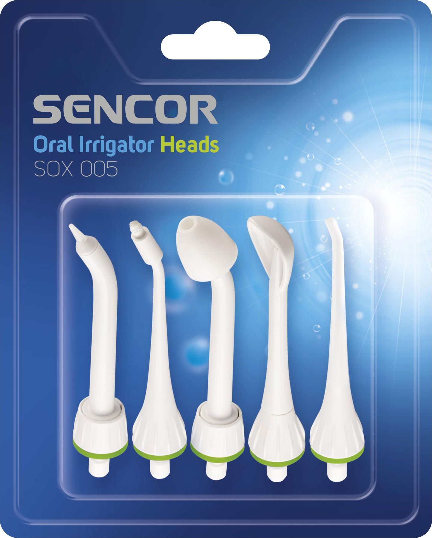 Koncowka Sencor SOX 005 do irygatora 5szt. 41008834 (8590669254934) mutes higiēnai