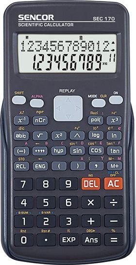 Calculator SEC 170 Scientific 240 function kalkulators