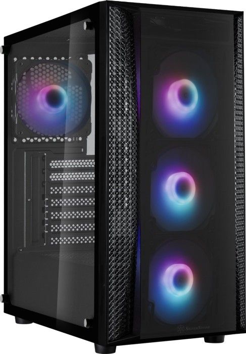 Silverstone Fara B1 Pro Midi-Tower, ARGB, Tempered Glass - schwarz Datora korpuss