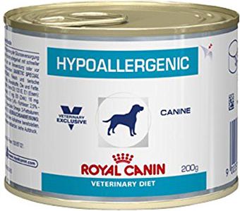 Royal Canin PIES 200g puszka HYPOALLERGENIC VAT008044 (9003579311615) barība suņiem