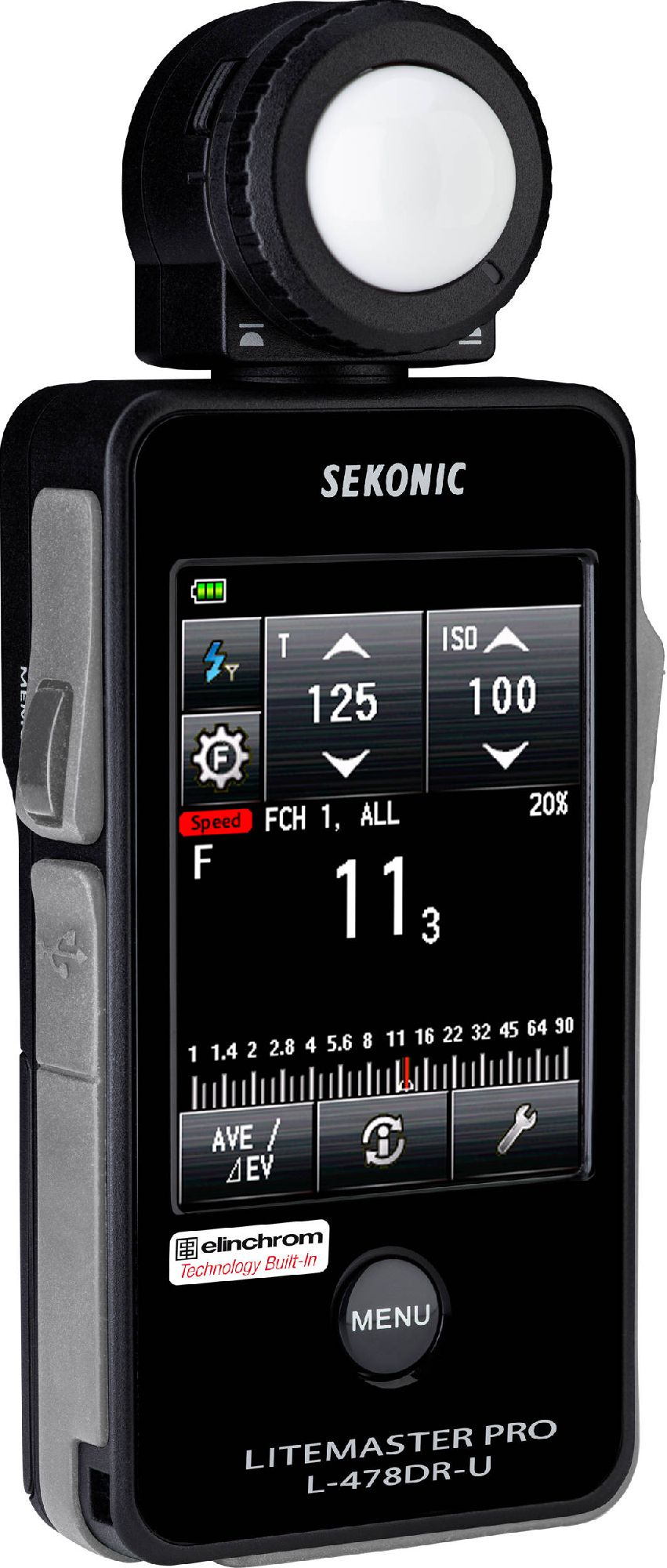 Sekonic L-478DR-EL Litemaster Pro Elinchrom foto, video aksesuāri