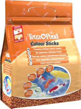 Tetra Pond Colour Sticks 4 l 9202 (4004218170148) zivju barība
