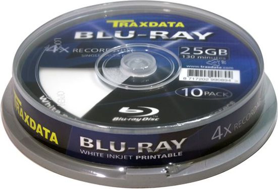 Traxdata BD-R 25 GB 4x 10 sztuk (90L753ITRA006) 90L753ITRA006 (8717202991228) matricas