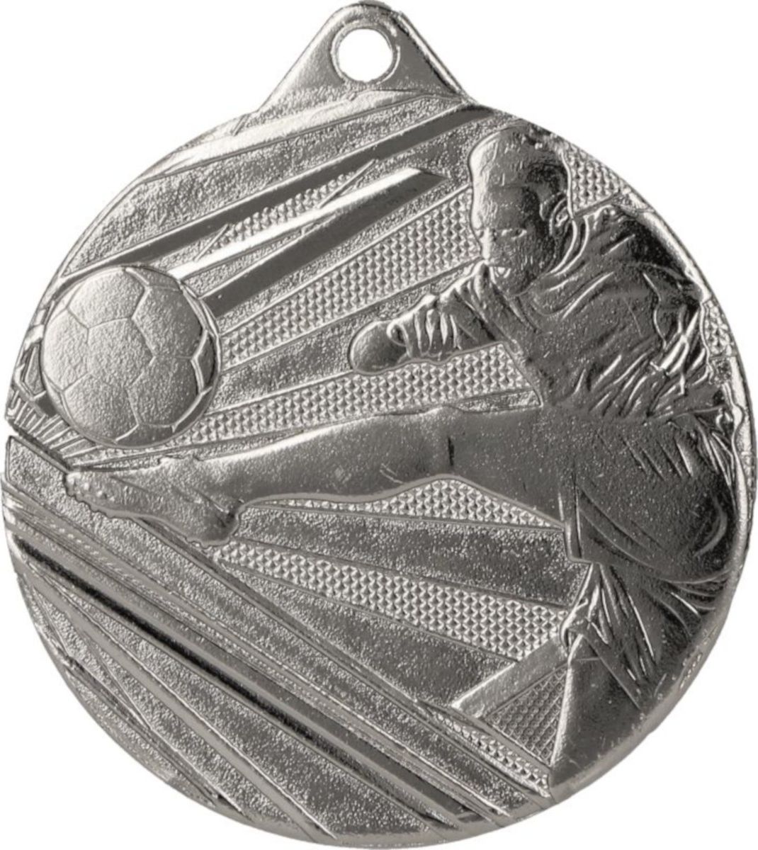 Tryumf Medal 50mm stalowy srebrny pilka nozna ME001/S ME001/S (2911327832916) Sporta aksesuāri