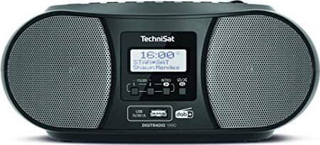 TechniSat DIGITRADIO 1990 (black, DAB +, FM, Bluetooth, CD) radio, radiopulksteņi