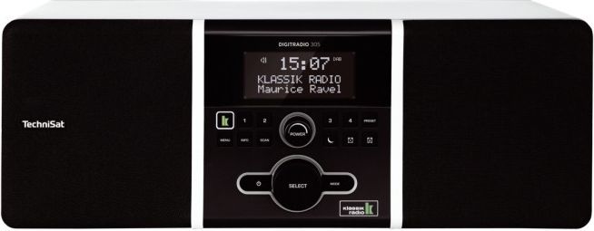 Technisat DigitRadio 305 Klassic Edition white radio, radiopulksteņi