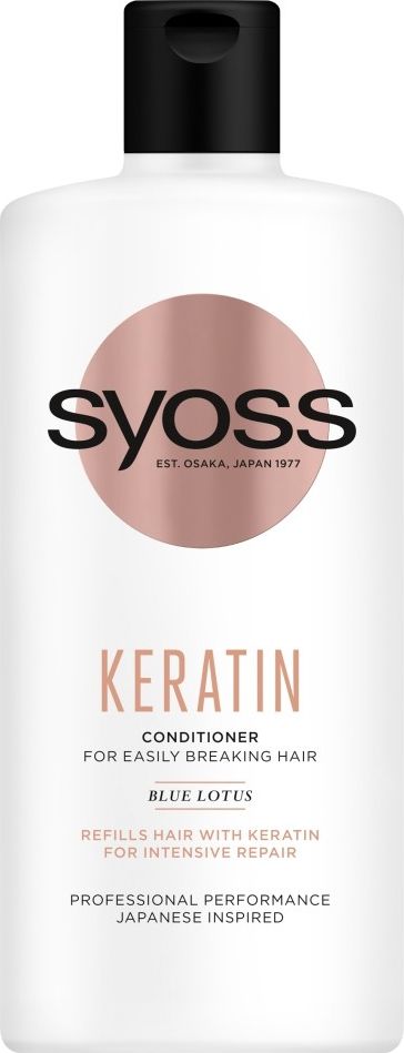 Schwarzkopf Schwarzkopf Syoss Keratin Odzywka odbudowujaca do wlosow lamliwych 440ml 687217 (9000101278217)