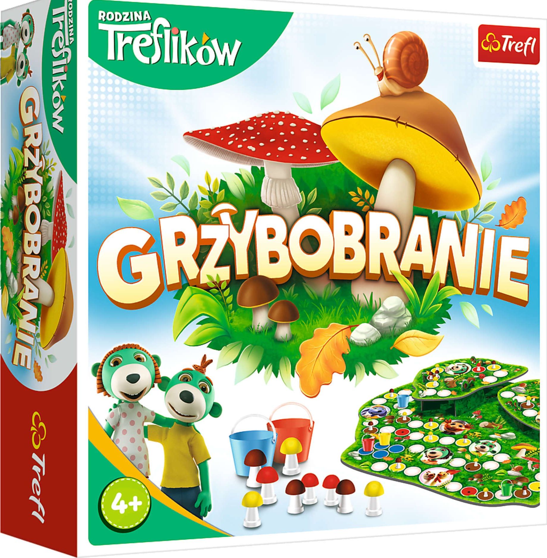 Trefl Gra planszowa Rodzina Treflikow - Grzybobranie 387964 (5900511020359) galda spēle