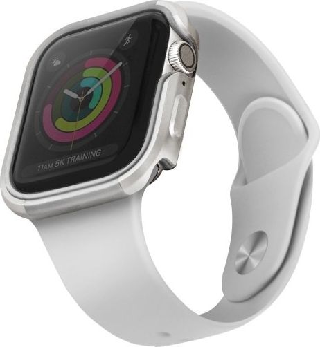 Uniq UNIQ etui Valencia Apple Watch Series 5/ 4 40MM srebrny/titanium silver UNIQ107TITSLV (8886463671153)