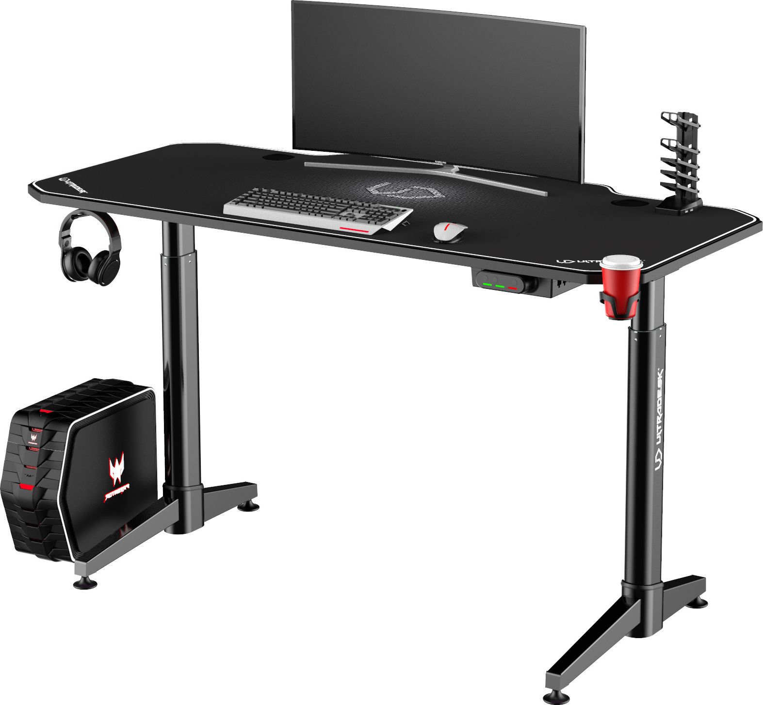 Ultradesk Level Desk White 140 cm x 60 cm