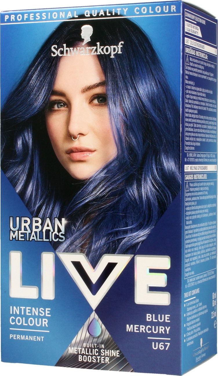 Schwarzkopf Krem Trwale Koloryzujacy nr U67 Blue Mercury 684909 (9000101234909)