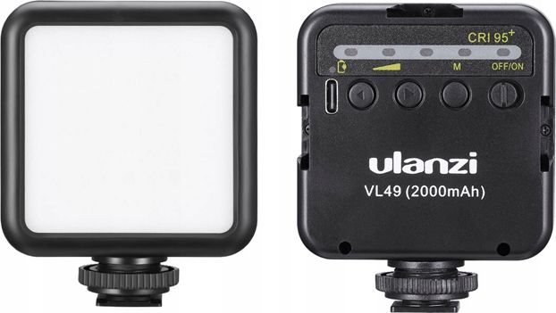 Ulanzi LED Lamp 49 2000 Mah Ulanzi Vl49 For Gimbal / Camera / Camera / Phone foto, video aksesuāri