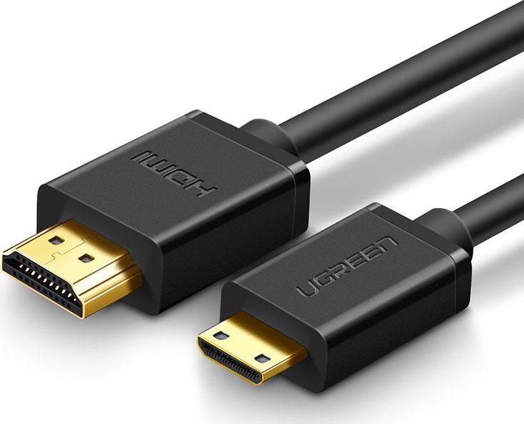 Ugreen HDMI - mini HDMI cable 19 pin 2.0v 4K 60Hz 30AWG 1,5m black (11167) USB kabelis