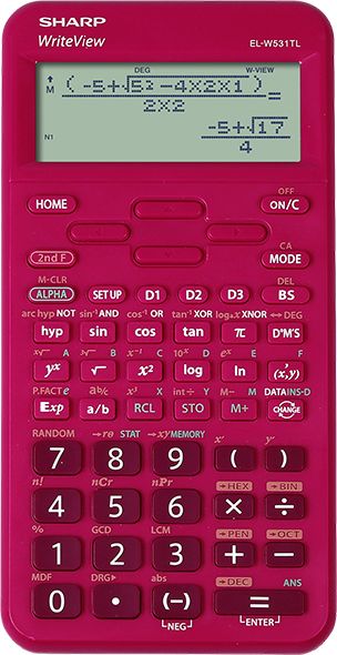 Kalkulator Sharp czerwony (SH-ELW531TLBRD) SH-ELW531TLBRD (4974019967585) kalkulators