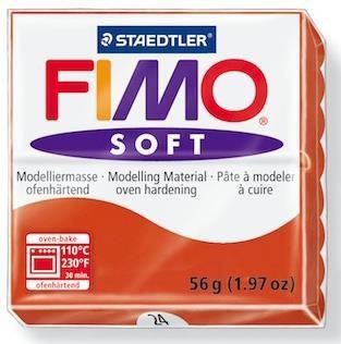 Staedtler Masa Fimo Soft 56g 24 czerwony (185277) 185277 (4006608809492) materiāli konstruktoriem