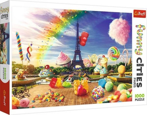 Trefl Puzzle 1000 elementow Slodki Paryz 10597 TREFL (5900511105971) puzle, puzzle