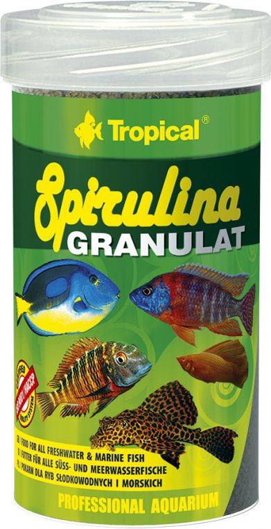 Tropical SPIRULINA GRANULAT PUSZKA 100ml 14837 (5900469603338) zivju barība