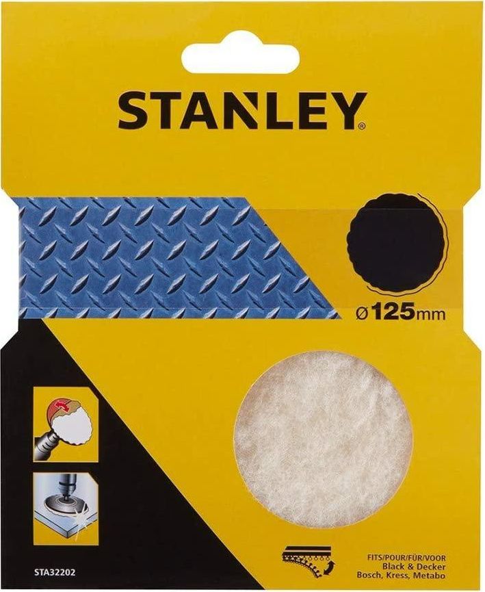 Stanley Futerko do polerowania z welny 125 mm STA32202 (5035048373477)