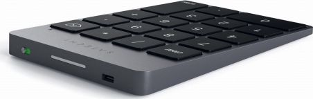 SATECHI Aluminum Slim Rechargeable Bluetooth Keypad Space Gray klaviatūra