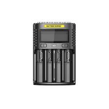 Nitecore UMS4 USB Four-Slot USB Fast Charger, for 18650, 21700 Batteries iekārtas lādētājs