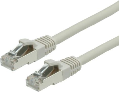 Telegartner L00004A0054 Patchkabel RJ45-Stecker auf RJ45-Stecker Cat. 6a S/FTP 7.5 m grau kabelis, vads